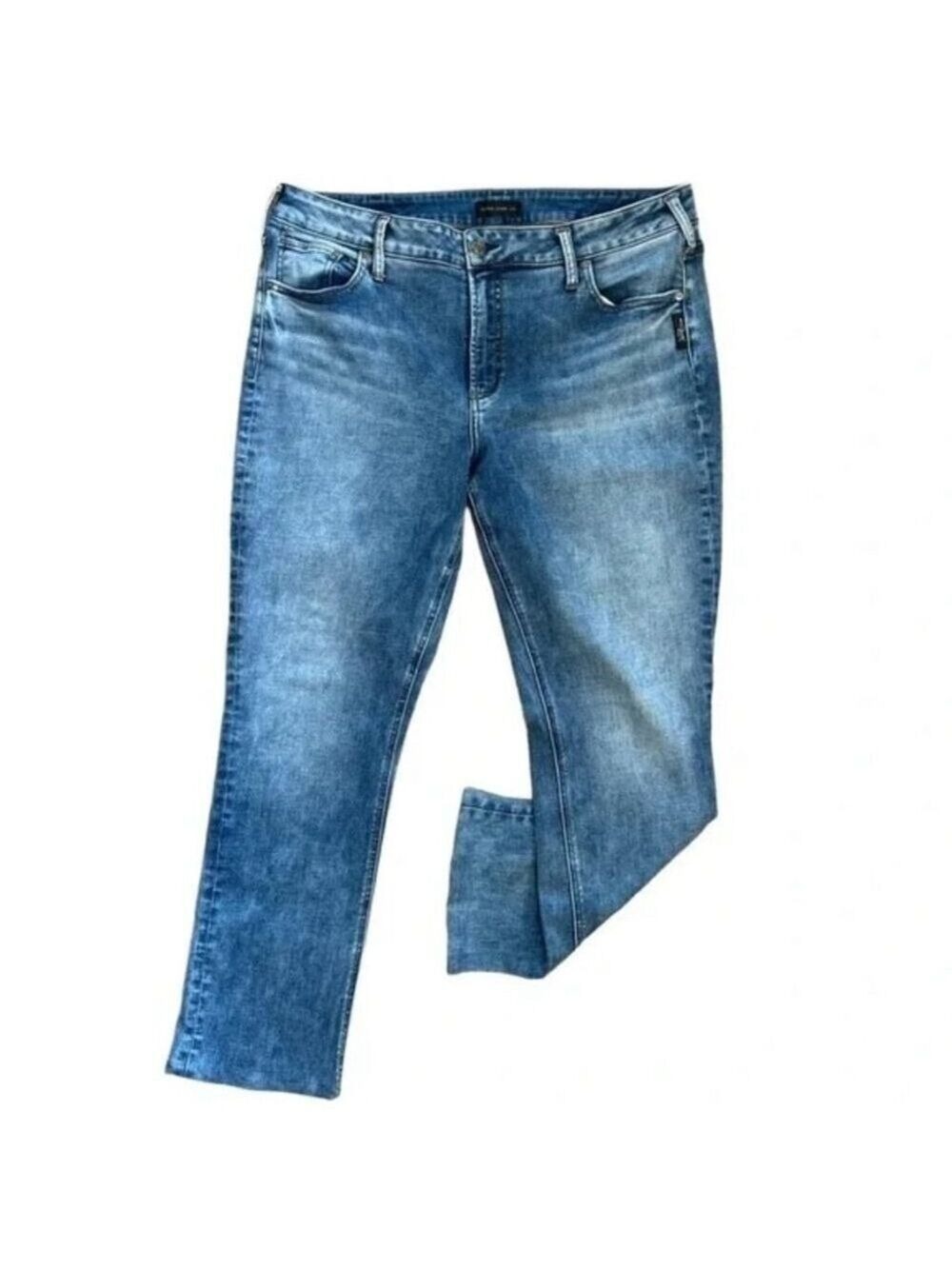 SILVER JEANS CO Avery High Rise Straight Leg Jeans Size 36